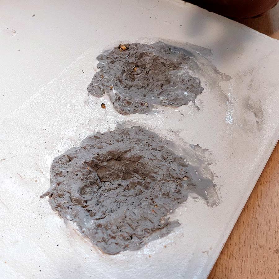 Résultat après séchage